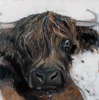 Stier gemalt von Nicole Wenning